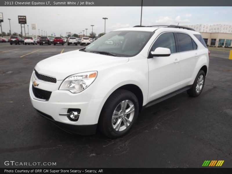 Summit White / Jet Black 2013 Chevrolet Equinox LT