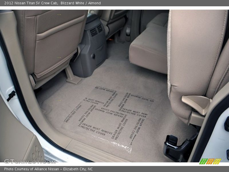 Blizzard White / Almond 2012 Nissan Titan SV Crew Cab
