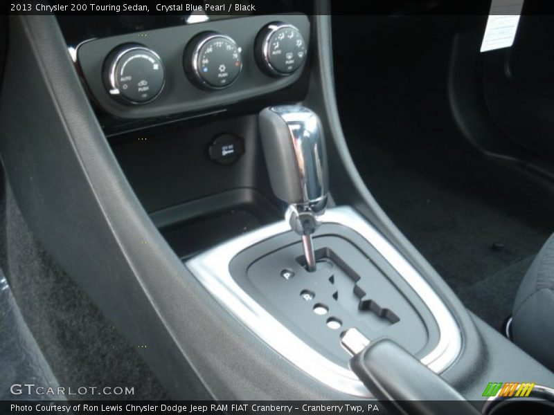 Crystal Blue Pearl / Black 2013 Chrysler 200 Touring Sedan