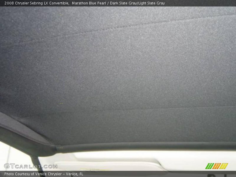 Marathon Blue Pearl / Dark Slate Gray/Light Slate Gray 2008 Chrysler Sebring LX Convertible