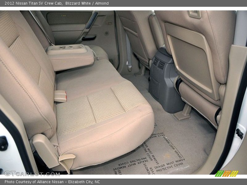 Blizzard White / Almond 2012 Nissan Titan SV Crew Cab