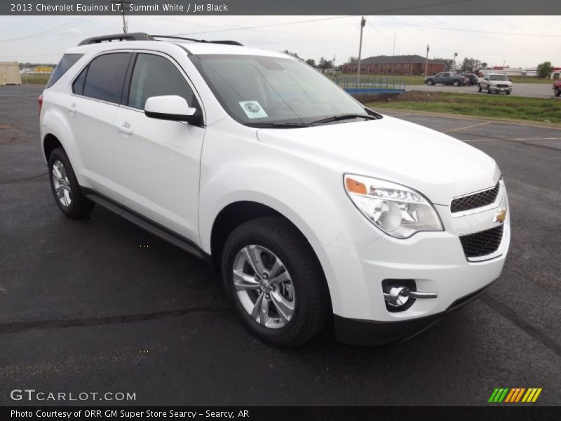 Summit White / Jet Black 2013 Chevrolet Equinox LT