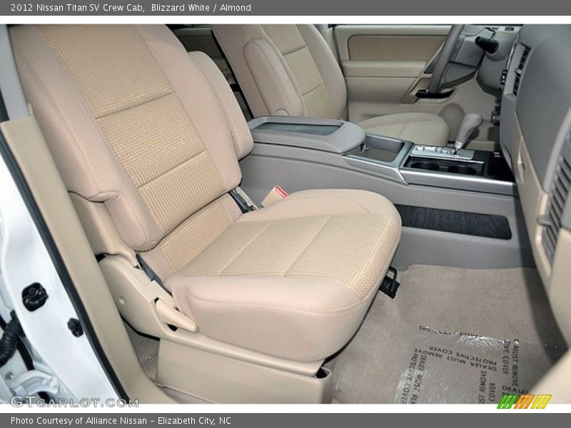 Blizzard White / Almond 2012 Nissan Titan SV Crew Cab