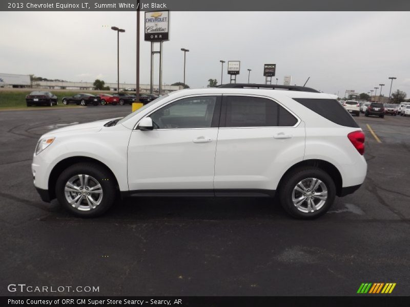 Summit White / Jet Black 2013 Chevrolet Equinox LT