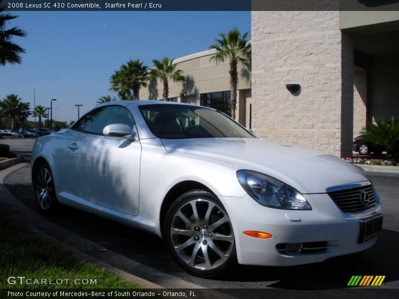 Starfire Pearl / Ecru 2008 Lexus SC 430 Convertible