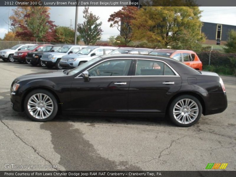 Luxury Brown Pearl / Dark Frost Beige/Light Frost Beige 2012 Chrysler 300 C