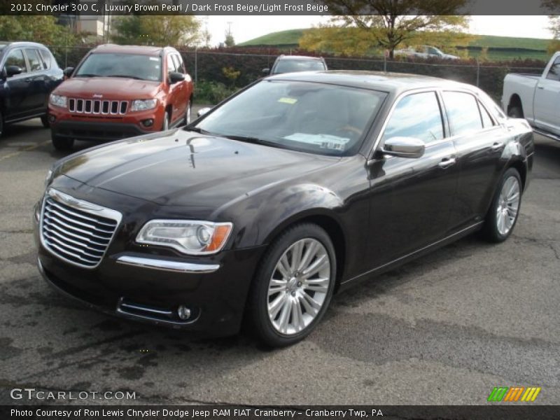 Luxury Brown Pearl / Dark Frost Beige/Light Frost Beige 2012 Chrysler 300 C
