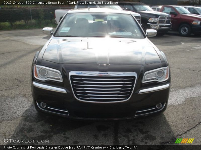 Luxury Brown Pearl / Dark Frost Beige/Light Frost Beige 2012 Chrysler 300 C