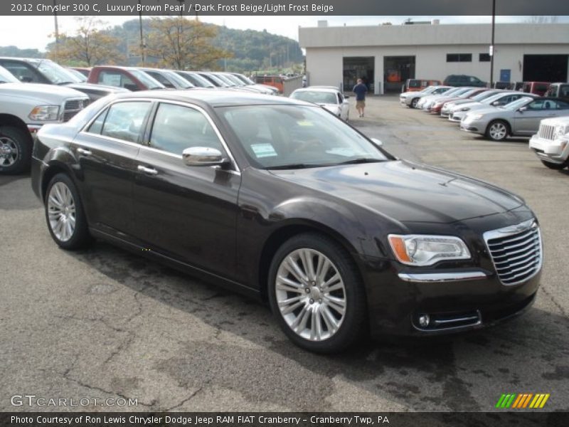 Luxury Brown Pearl / Dark Frost Beige/Light Frost Beige 2012 Chrysler 300 C