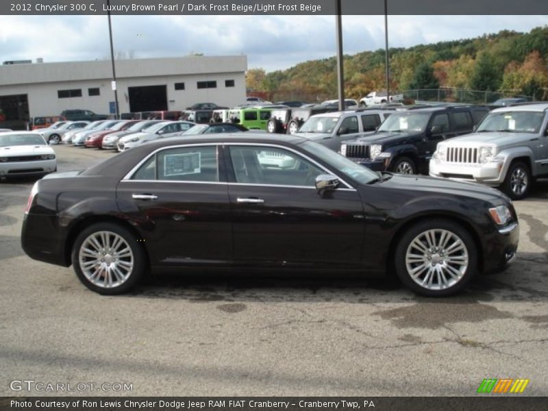 Luxury Brown Pearl / Dark Frost Beige/Light Frost Beige 2012 Chrysler 300 C