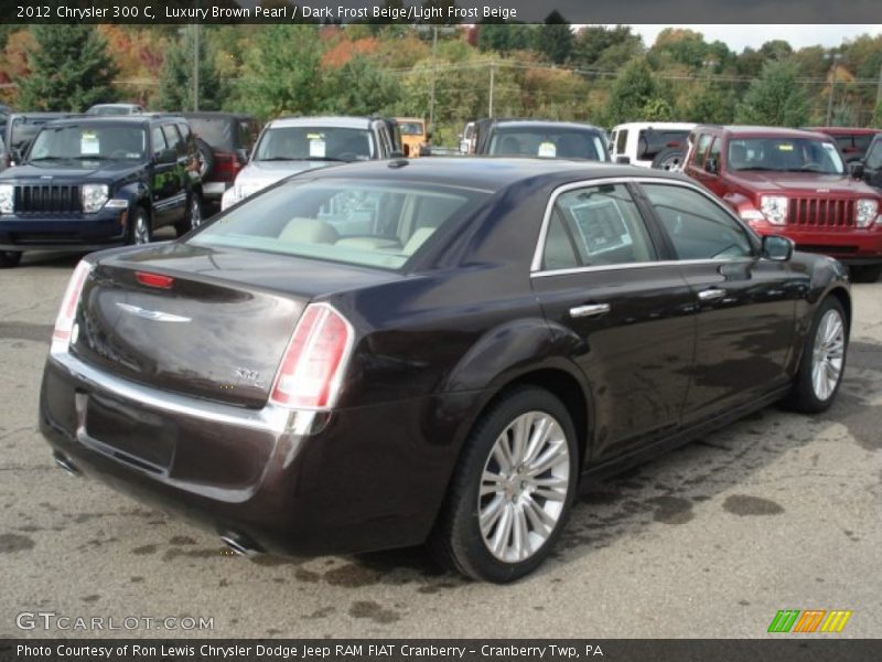 Luxury Brown Pearl / Dark Frost Beige/Light Frost Beige 2012 Chrysler 300 C