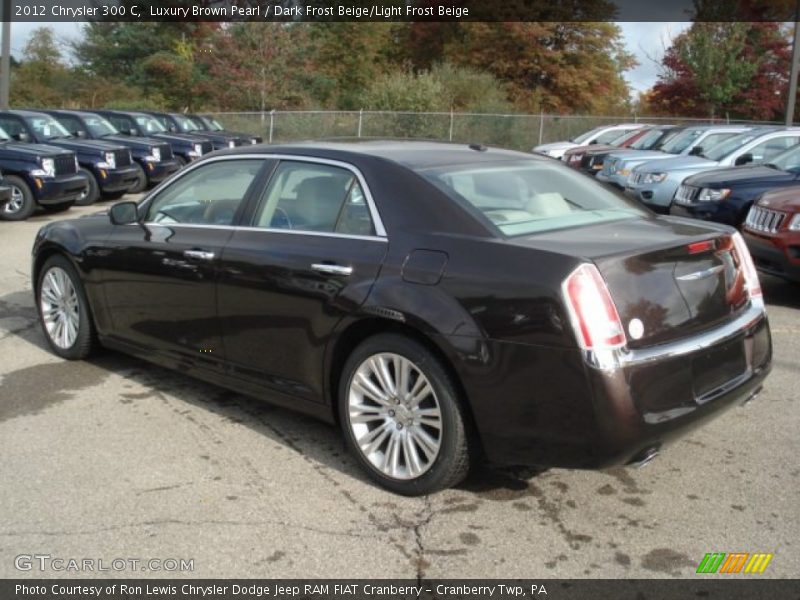Luxury Brown Pearl / Dark Frost Beige/Light Frost Beige 2012 Chrysler 300 C
