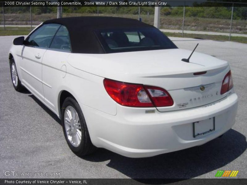 Stone White / Dark Slate Gray/Light Slate Gray 2008 Chrysler Sebring Touring Convertible