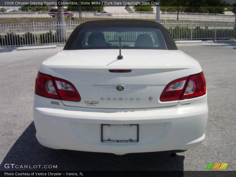 Stone White / Dark Slate Gray/Light Slate Gray 2008 Chrysler Sebring Touring Convertible