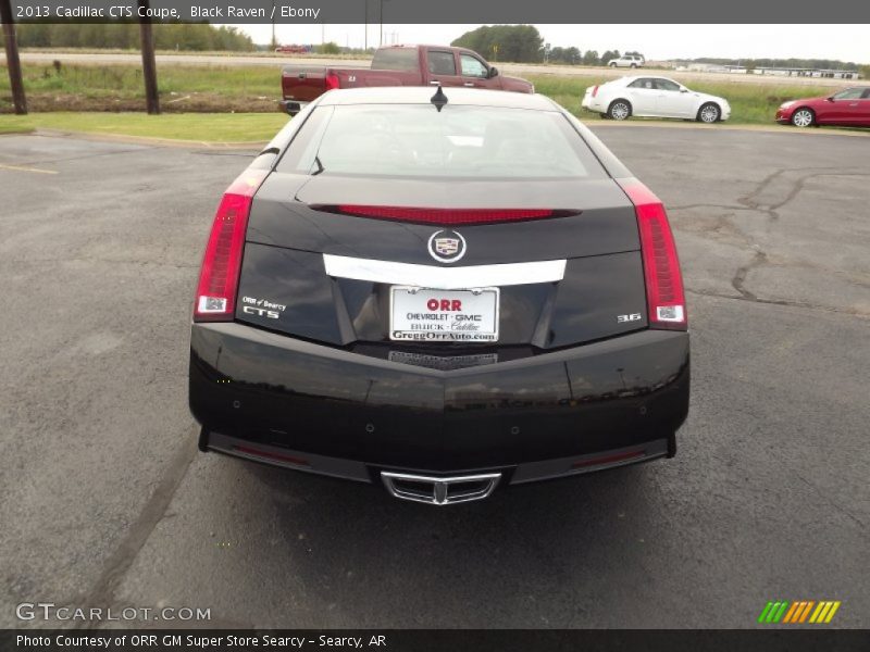 Black Raven / Ebony 2013 Cadillac CTS Coupe