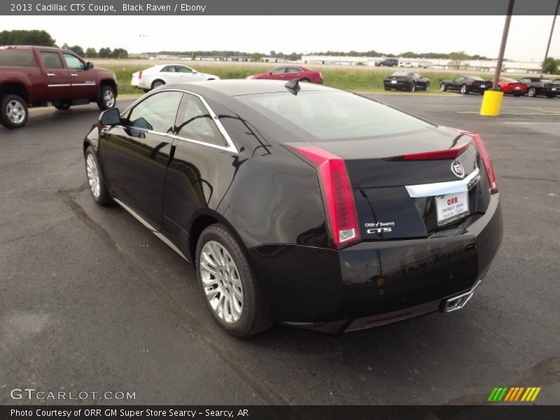 Black Raven / Ebony 2013 Cadillac CTS Coupe