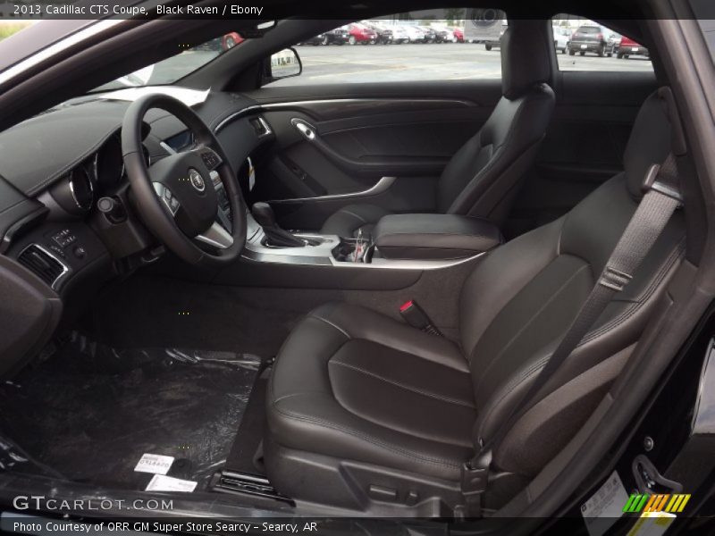  2013 CTS Coupe Ebony Interior