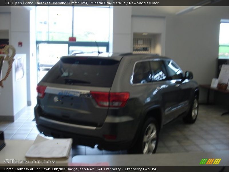 Mineral Gray Metallic / New Saddle/Black 2013 Jeep Grand Cherokee Overland Summit 4x4