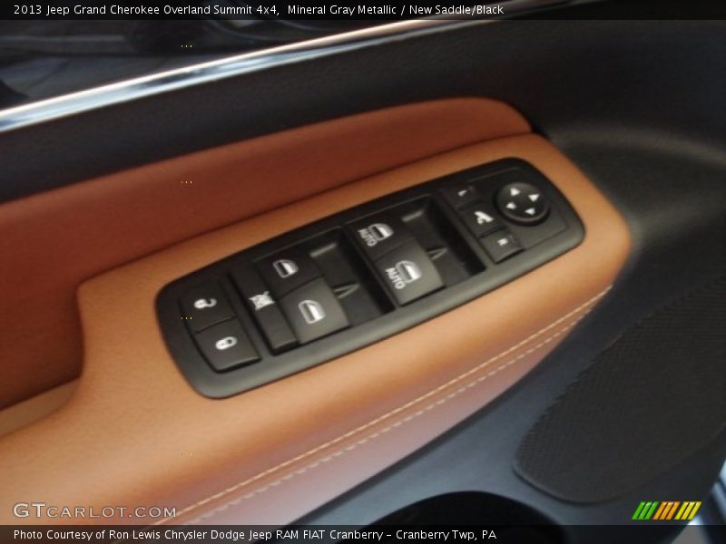 Mineral Gray Metallic / New Saddle/Black 2013 Jeep Grand Cherokee Overland Summit 4x4