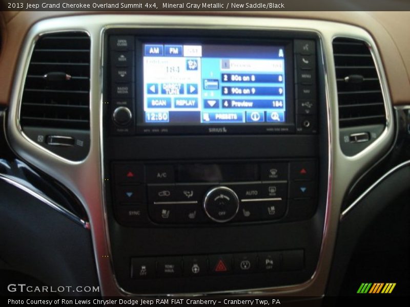 Mineral Gray Metallic / New Saddle/Black 2013 Jeep Grand Cherokee Overland Summit 4x4