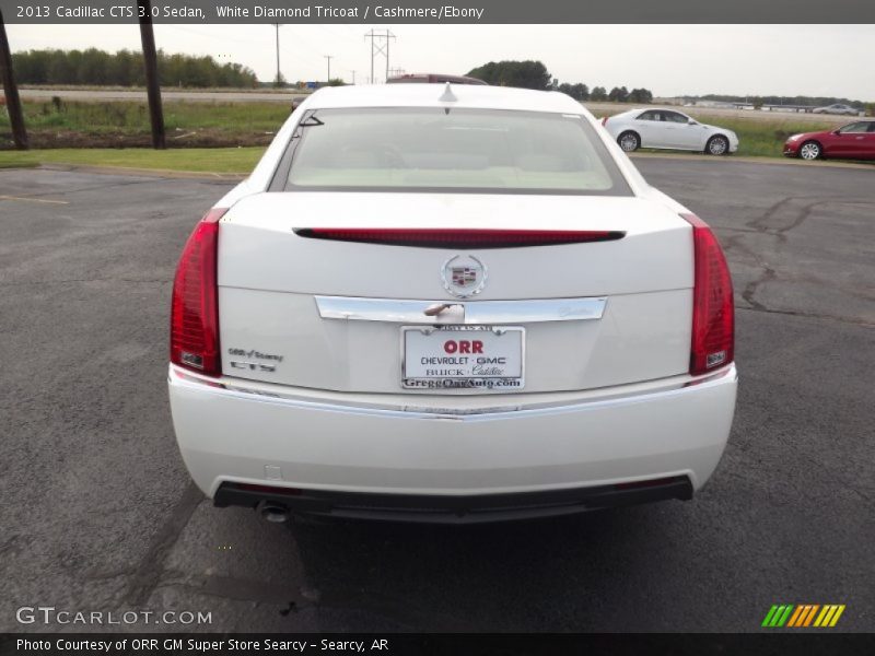White Diamond Tricoat / Cashmere/Ebony 2013 Cadillac CTS 3.0 Sedan