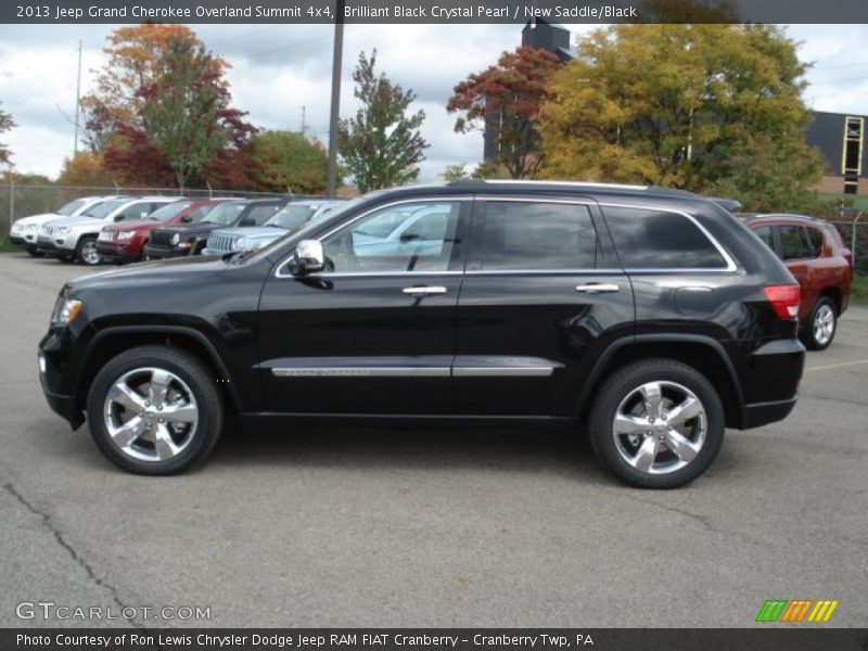  2013 Grand Cherokee Overland Summit 4x4 Brilliant Black Crystal Pearl