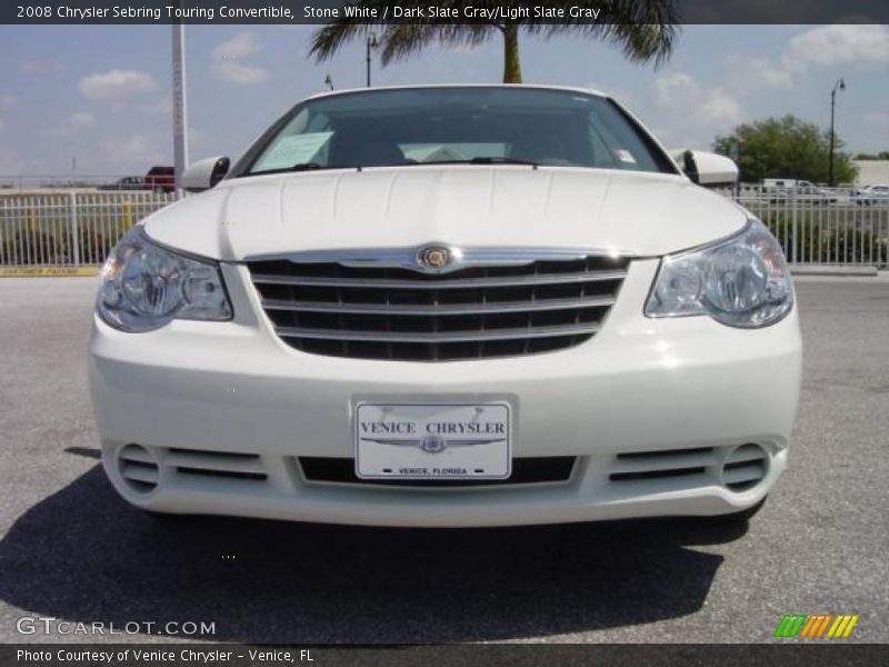 Stone White / Dark Slate Gray/Light Slate Gray 2008 Chrysler Sebring Touring Convertible