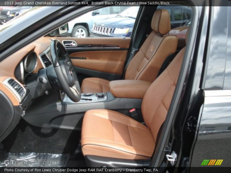  2013 Grand Cherokee Overland Summit 4x4 New Saddle/Black Interior