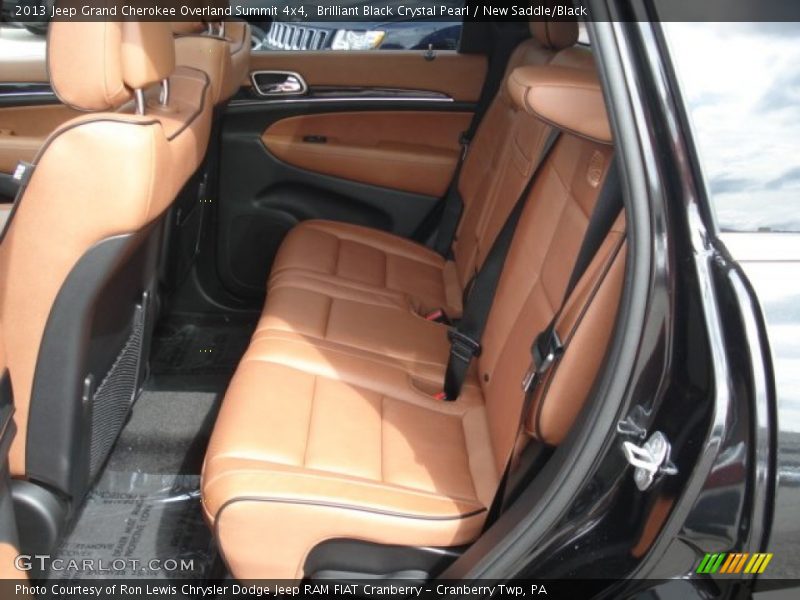  2013 Grand Cherokee Overland Summit 4x4 New Saddle/Black Interior