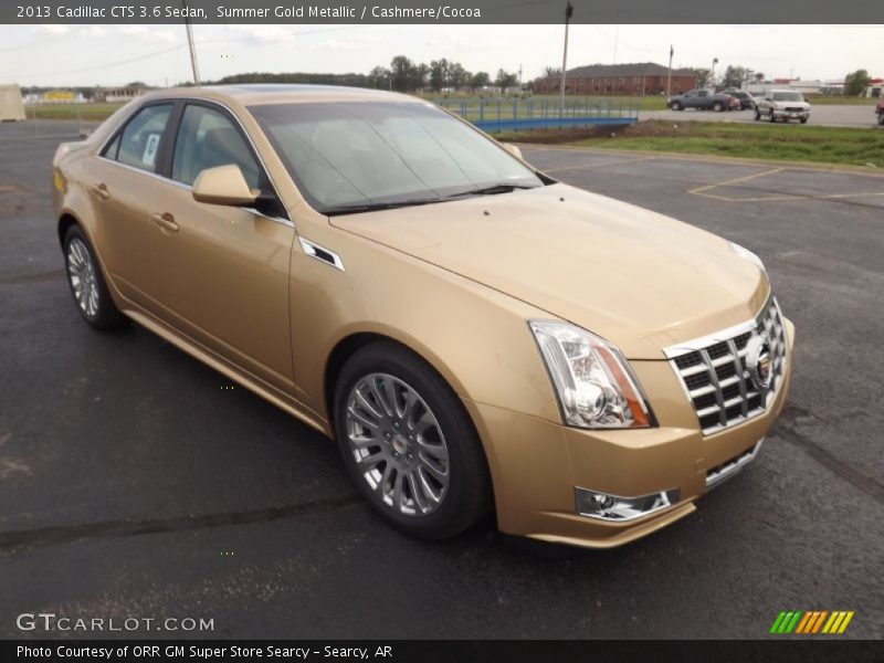 Front 3/4 View of 2013 CTS 3.6 Sedan