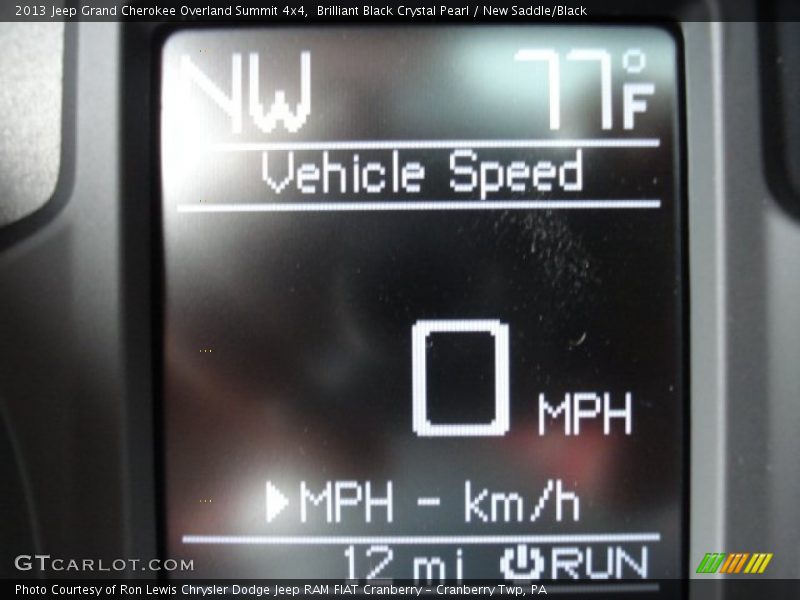 Brilliant Black Crystal Pearl / New Saddle/Black 2013 Jeep Grand Cherokee Overland Summit 4x4