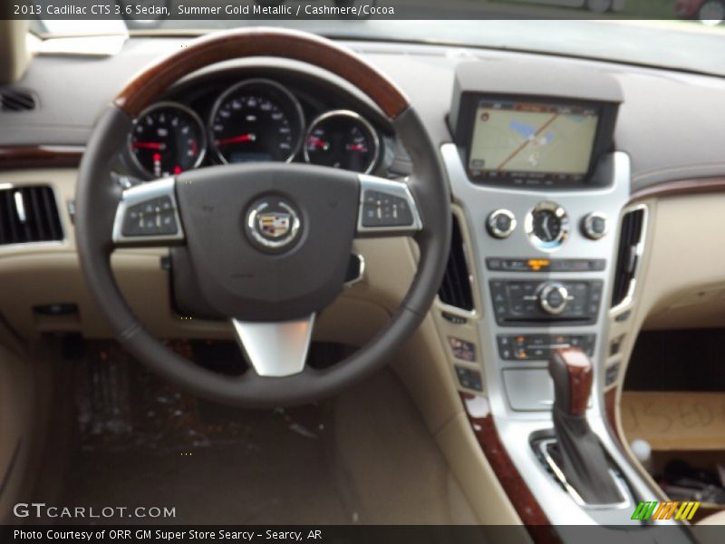 Summer Gold Metallic / Cashmere/Cocoa 2013 Cadillac CTS 3.6 Sedan