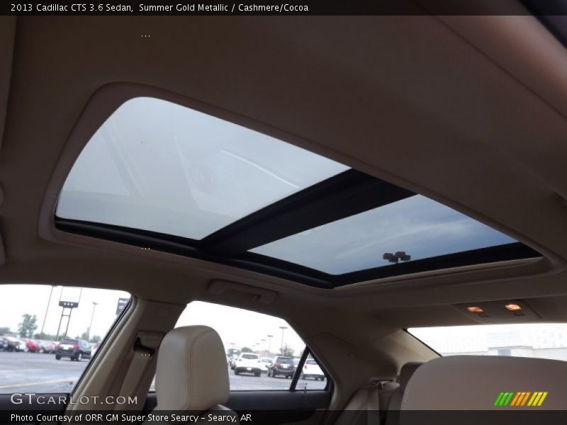 Summer Gold Metallic / Cashmere/Cocoa 2013 Cadillac CTS 3.6 Sedan