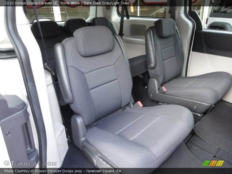 Stone White / Dark Slate Gray/Light Shale 2010 Dodge Grand Caravan SE