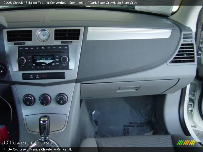 Stone White / Dark Slate Gray/Light Slate Gray 2008 Chrysler Sebring Touring Convertible