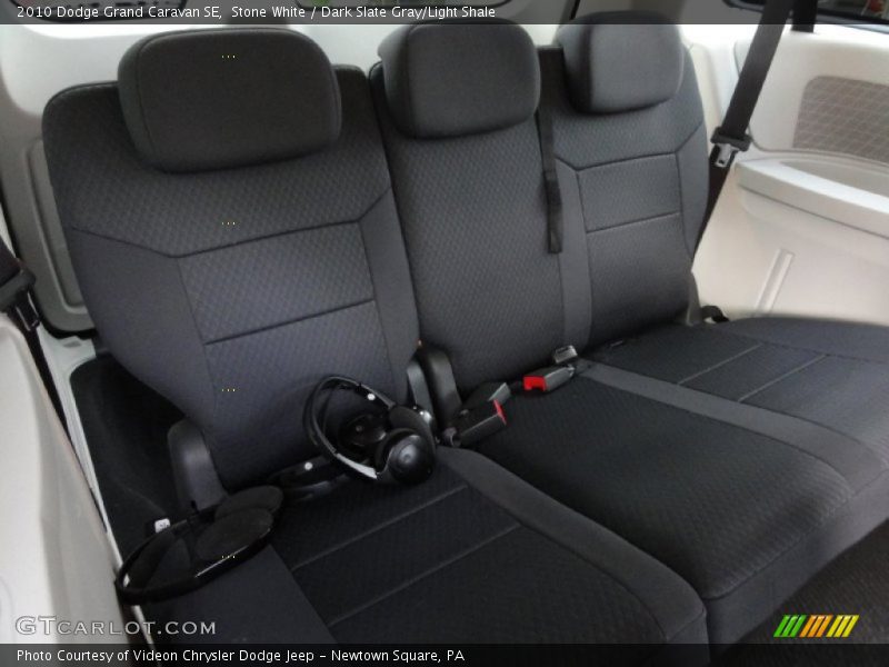 Stone White / Dark Slate Gray/Light Shale 2010 Dodge Grand Caravan SE