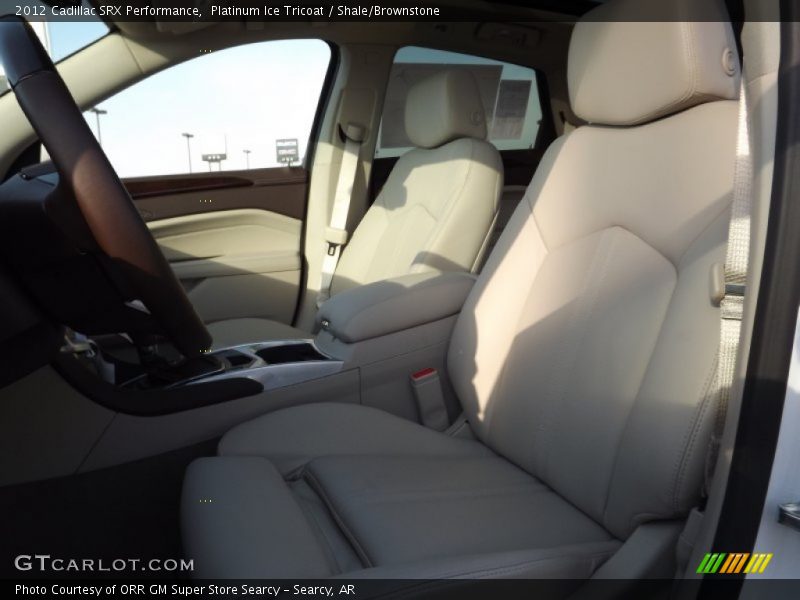 Platinum Ice Tricoat / Shale/Brownstone 2012 Cadillac SRX Performance