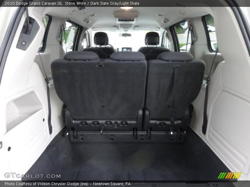 Stone White / Dark Slate Gray/Light Shale 2010 Dodge Grand Caravan SE
