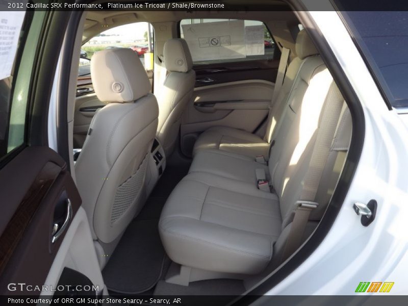 Platinum Ice Tricoat / Shale/Brownstone 2012 Cadillac SRX Performance