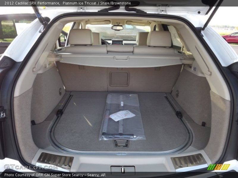 Platinum Ice Tricoat / Shale/Brownstone 2012 Cadillac SRX Performance