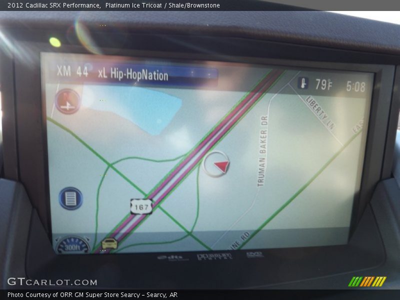 Platinum Ice Tricoat / Shale/Brownstone 2012 Cadillac SRX Performance