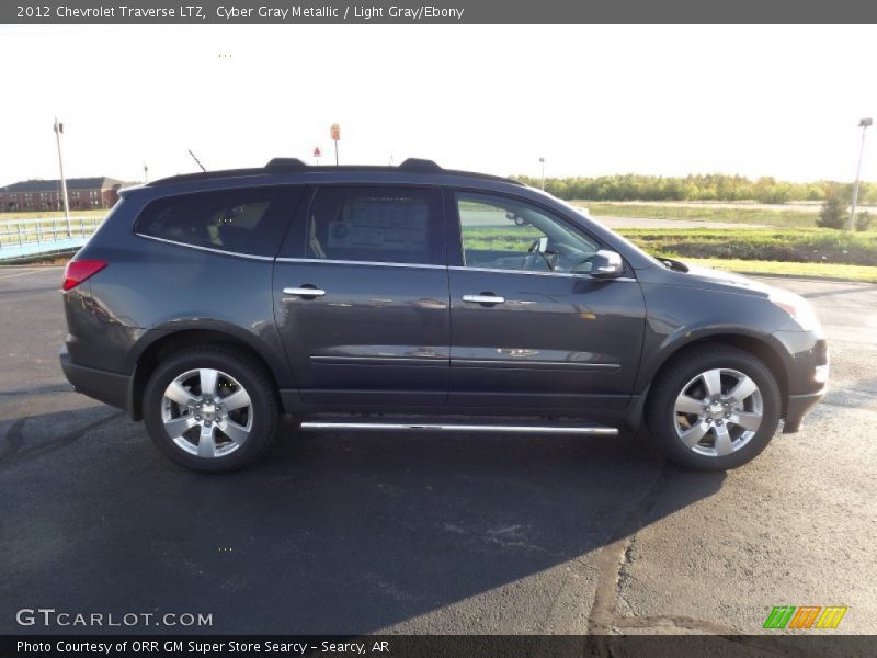 Cyber Gray Metallic / Light Gray/Ebony 2012 Chevrolet Traverse LTZ