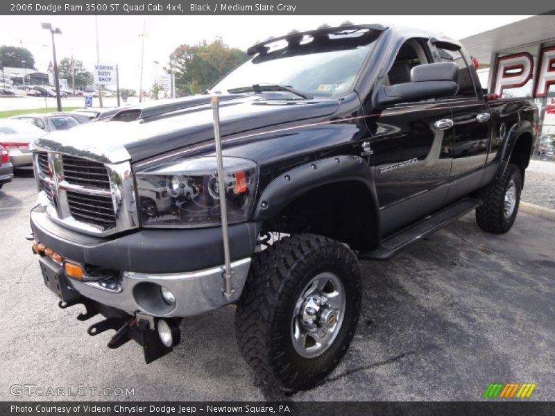 Black / Medium Slate Gray 2006 Dodge Ram 3500 ST Quad Cab 4x4