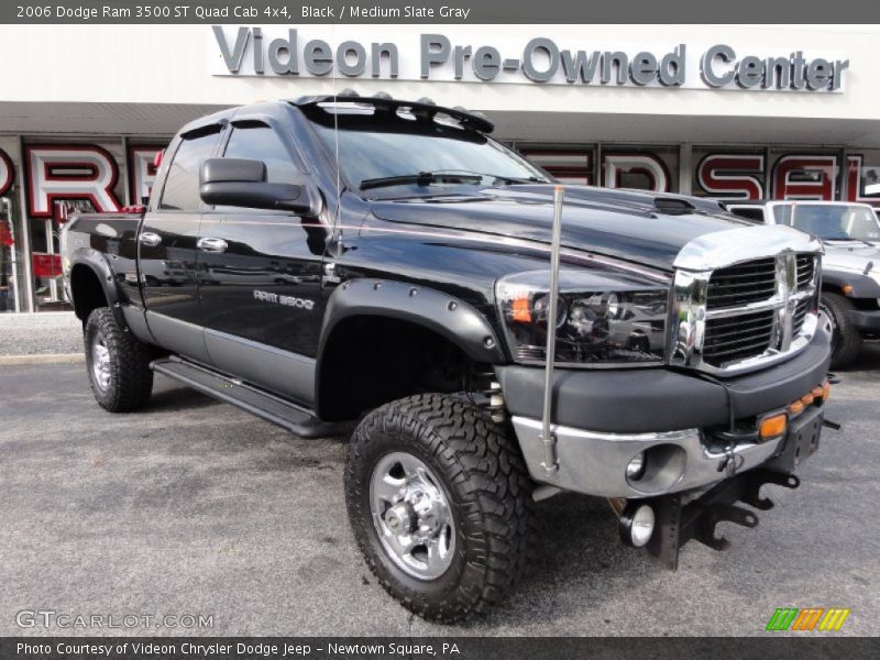 Black / Medium Slate Gray 2006 Dodge Ram 3500 ST Quad Cab 4x4