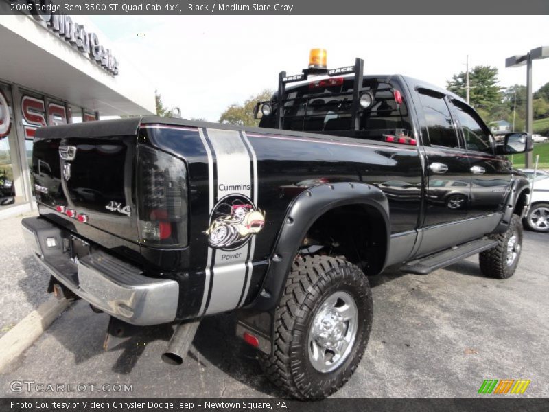 Black / Medium Slate Gray 2006 Dodge Ram 3500 ST Quad Cab 4x4