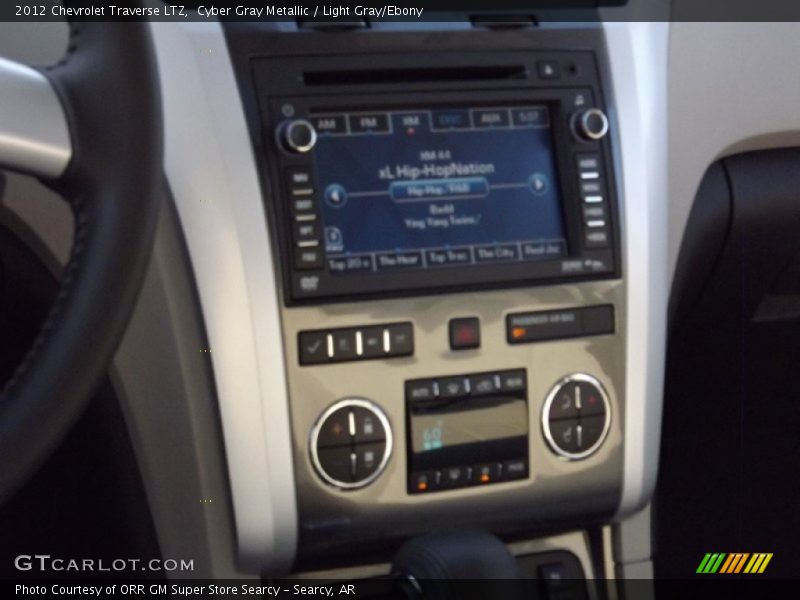 Cyber Gray Metallic / Light Gray/Ebony 2012 Chevrolet Traverse LTZ