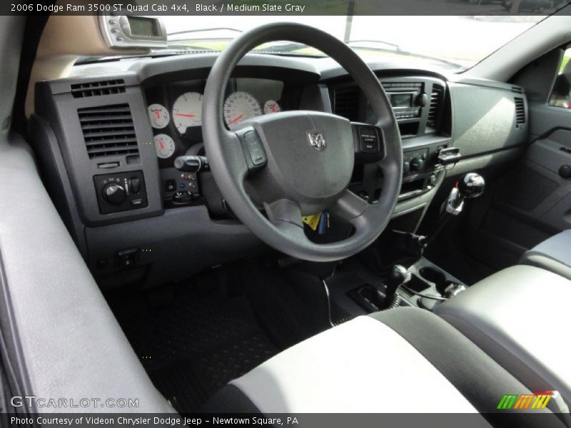 Black / Medium Slate Gray 2006 Dodge Ram 3500 ST Quad Cab 4x4