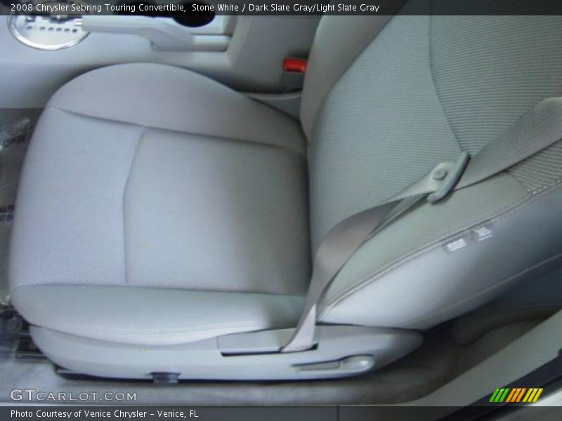 Stone White / Dark Slate Gray/Light Slate Gray 2008 Chrysler Sebring Touring Convertible
