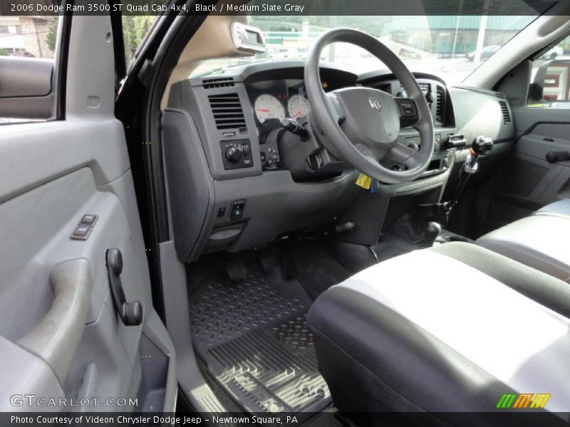 Black / Medium Slate Gray 2006 Dodge Ram 3500 ST Quad Cab 4x4