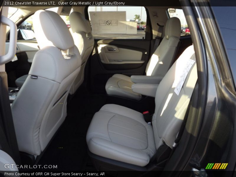 Cyber Gray Metallic / Light Gray/Ebony 2012 Chevrolet Traverse LTZ